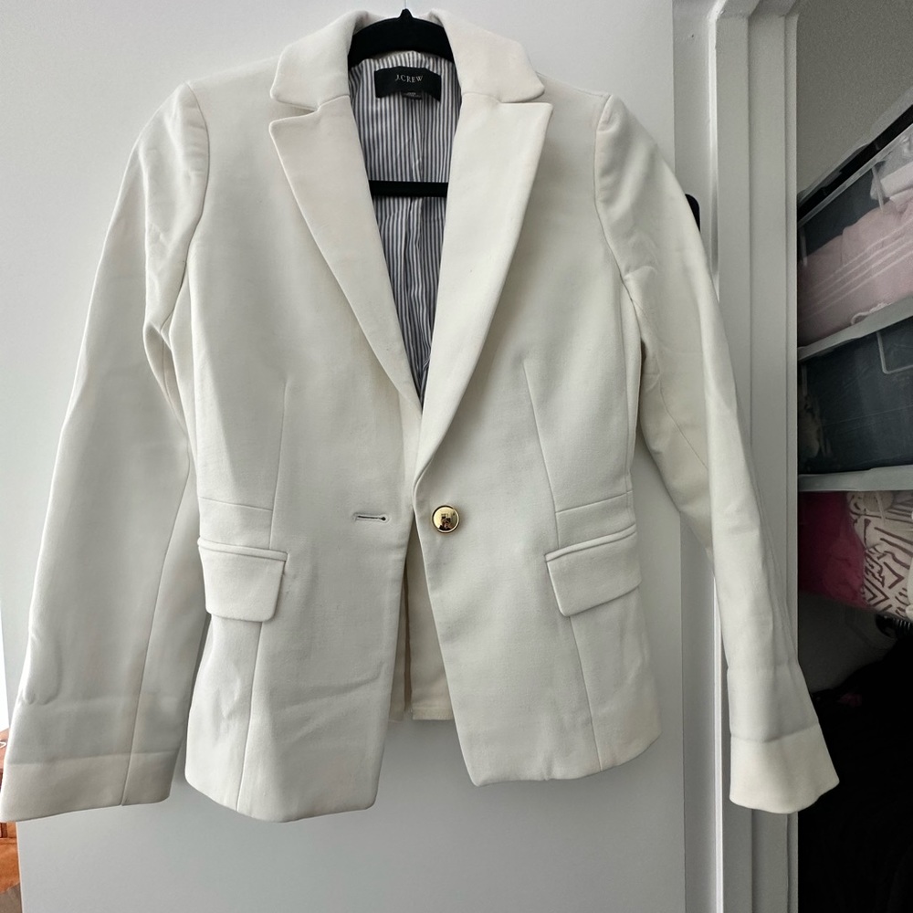 J.Crew Blazer with pleat detail and inside pocket! size 00